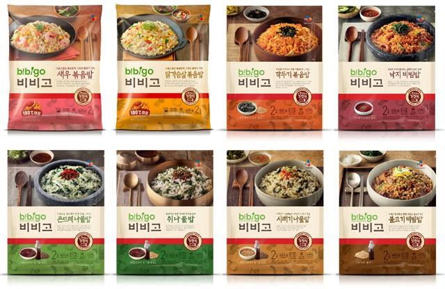 CJ제일제당 비비고 냉동밥 8종.