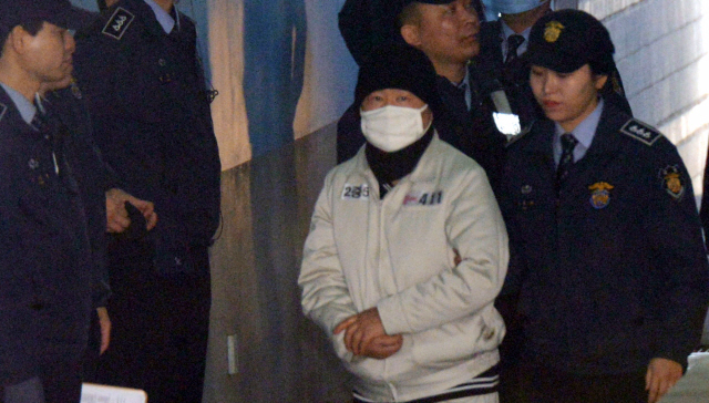 정유라 이화여대 특혜입학 기소 <br />김 경숙 교수. <br />정희조 기자/chehco@heraldcorp.com  170228