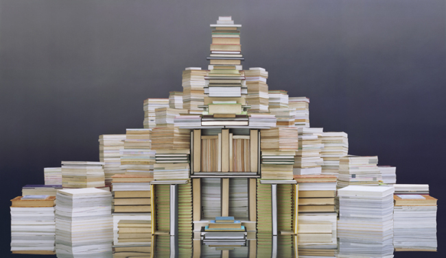 Ji Zhou, 模形 4, Maquette 4, Pigment print on linen parer, 145X250cm, 2014. [사진제공=갤러리수]
