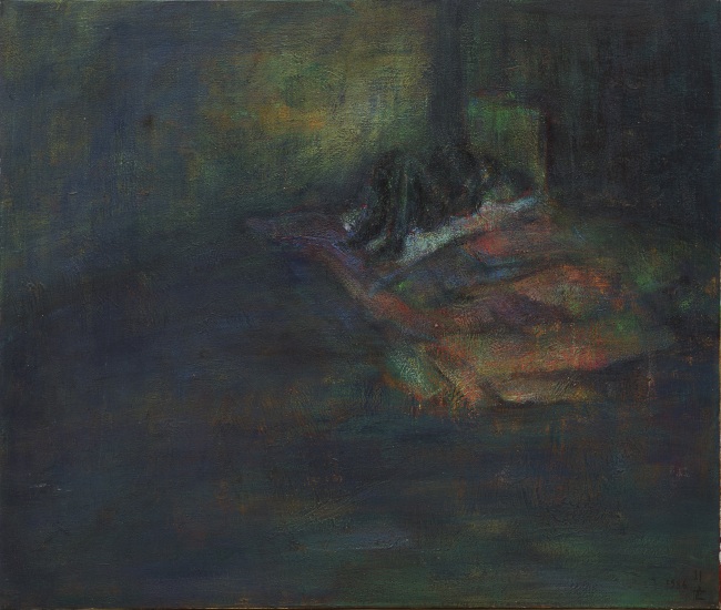 오치균, Homeless, 1986, 캔버스에 아크릴, 90 x 106.5cm.[사진제공=서울대미술관]
