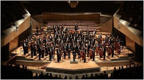 The undated photo provided by JK & Company shows the Beijing Symphony Orchestra (BSO) perform. (Yonhap)