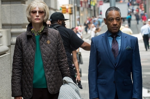 This image provided by Netflix shows Tilda Swinton in the new Netflix movie "Okja." (Yonhap)