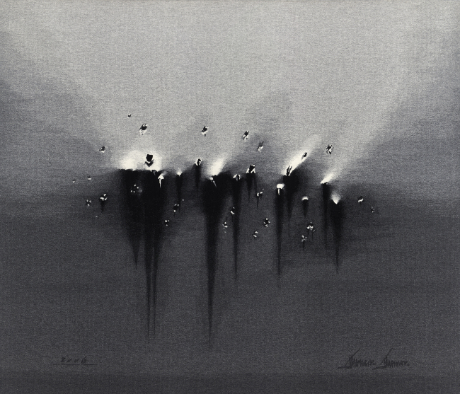이라크에서 온 편지, 2006, 아크릴사, 평직, 229×277cm.[사진제공=국립현대미술관]