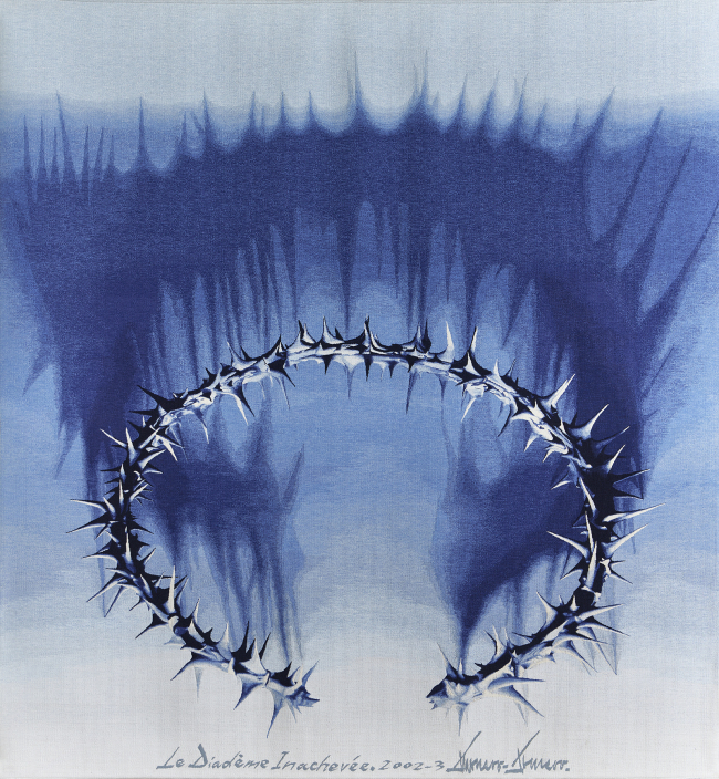 미완의 면류관, 2002~2003, 모사, 평직, 302×298㎝.[사진제공=국립현대미술관]