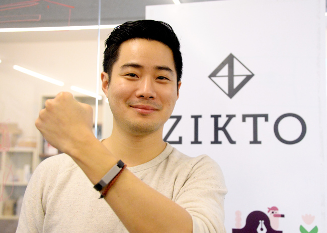 Zikto founder and CEO Ted Kim (Park Hyun-koo/The Korea Herald)