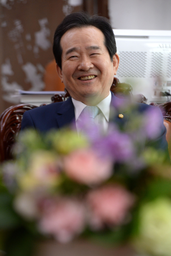 Speaker Chung. Park Hae-mook/The Korea Herald