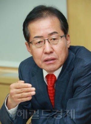 자유한국당 유력 대선 후보 홍준표 경남도지사. [사진=헤럴드경제DB]