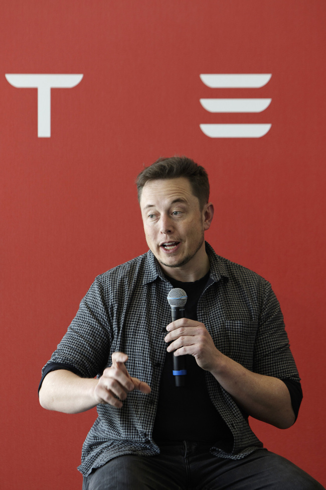 Tesla Motors CEO Elon Musk.   Bloomberg