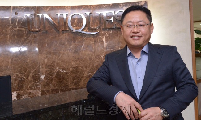 김예환 유니퀘스트 대표는 “20년간의 업력과 실리콘밸리 네트워크가 유니퀘스트의 성장 배경”이라고 말했다.  정희조 기자/checho@heraldcorp.com