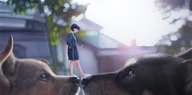 정우재, Bright Place-Walking on time, 캔버스에 유채, 97×193.9cm, 2016.
[사진제공=세종문화회관]
