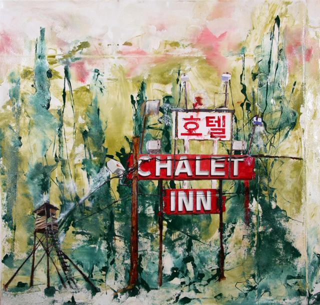 Hotel Korea, 100×100cm, Oil, Acrylic and Collage on Canvas, 2016
[사진제공=박영덕화랑]