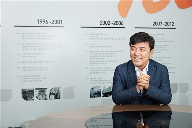 김영철 놀부 대표이사. 김 대표는 창업 성과를 이루기 위해선 열정만으론 부족하다며 창업교육 과정 참여를 권유한다.