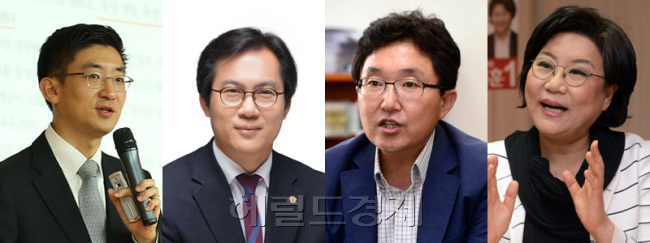 바른정당이 다음달 26일 당원대표자회의를 열어 대표를 비롯한 새 지도부를 선출한다. 김무성ㆍ유승민 의원이 백의종군 입장을 밝힌 가운데 (왼쪽부터) 3선의 김세연ㆍ김영우ㆍ김용태ㆍ이혜훈 의원 등의 출마가 거론된다. [사진=헤럴드경제DB]