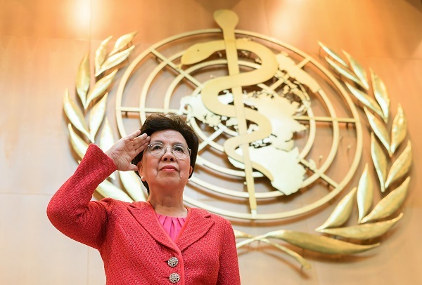 WHO Director-General Margaret Chan attends the 70th session of the World Health Assembly in Geneva on May 22, 2016. (AP-Yonhap)