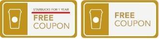 This image provided by law firm Merit shows the phrase "Starbucks for 1 year" erased after the local unit of US-based coffee giant Starbucks announced winners on a giveaway event. (Yonhap)