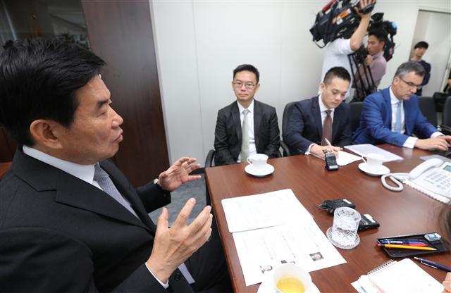 김진표 자문위장, S&P 연례협의단 면담