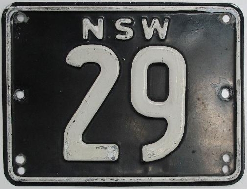 호주 자동차 번호판 경매 사상 최고가를 기록한 'NSW 29'(사진=호주 경매회사 '샤논스' 홈페이지/연합뉴스)