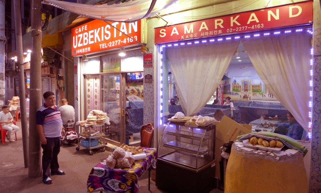 Relishing a piece of Central Asia in heart of Seoul