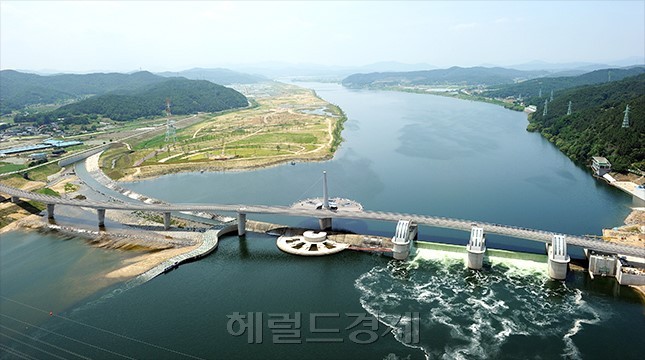 낙동강의 강정고령보 전경 [사진=헤럴드경제DB]