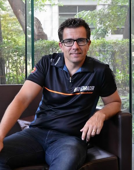 Danny Segers, chief operating officer of the Dutch sports apparel company Hunter, poses for a picture after an interview with Yonhap News Agency in Seoul on June 2, 2017. (Yonhap)