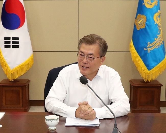 South Korean President Moon Jae-in (Yonhap)