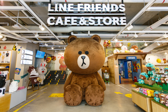 The Line Friends flagship store in Itaewon, Seoul (Line Friends)