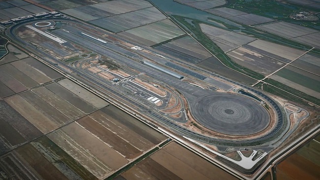 Hyundai Mobis' proving ground in Seosan, 151 kilometers south of Seoul (Photo courtesy of Hyundai Mobis)