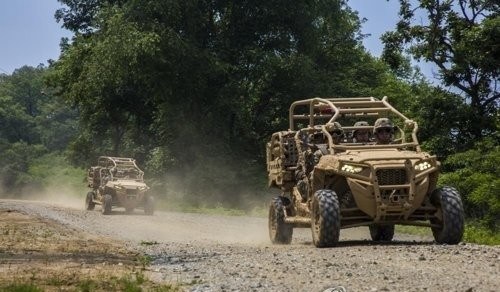 This image captured from the website of the US Defense Department on June 12, 2017, shows utility task vehicles which US Marine Corps. has brought to South Korea for a joint drill with its South Korean counterpart. (Yonhap)