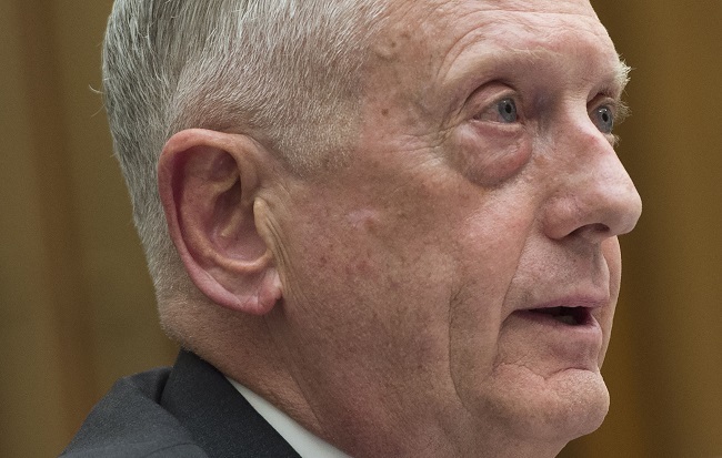 US Secretary of Defense James Mattis (AFP-Yonhap)