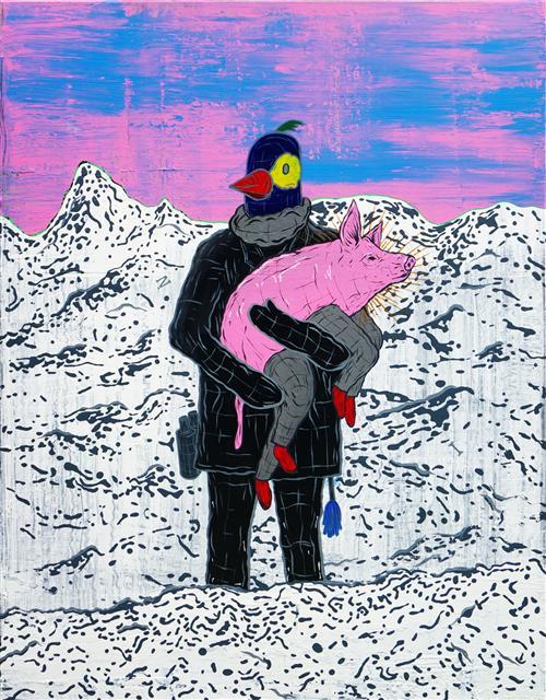 장텅위옌, Pioneer and master of information, 91×72.5cm, 2017  [사진제공=금산갤러리]