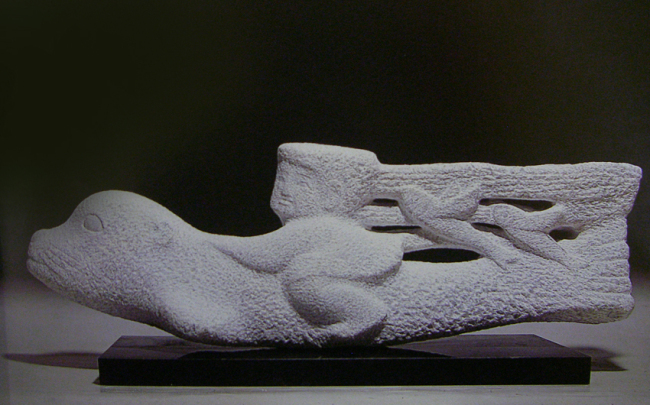 전뢰진, 바다나들이, 19x73x25cm, 대리석, 2007 [사진제공=청작아트]