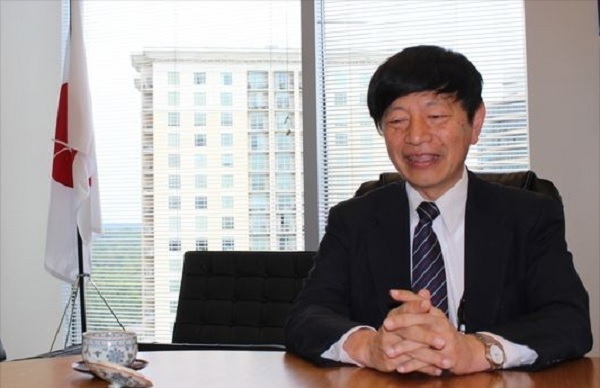 The Japanese consul general in Atlanta, Takashi Shinozuka. (Captured from the website of the Reporter Newspapers)