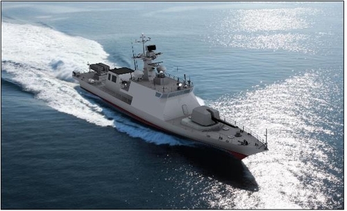 An image of a Gumdoksuri-class high-speed patrol boat (Defense Acquisition Program Administration)