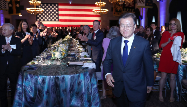 South Korean President Moon Jae-in (Yonhap)