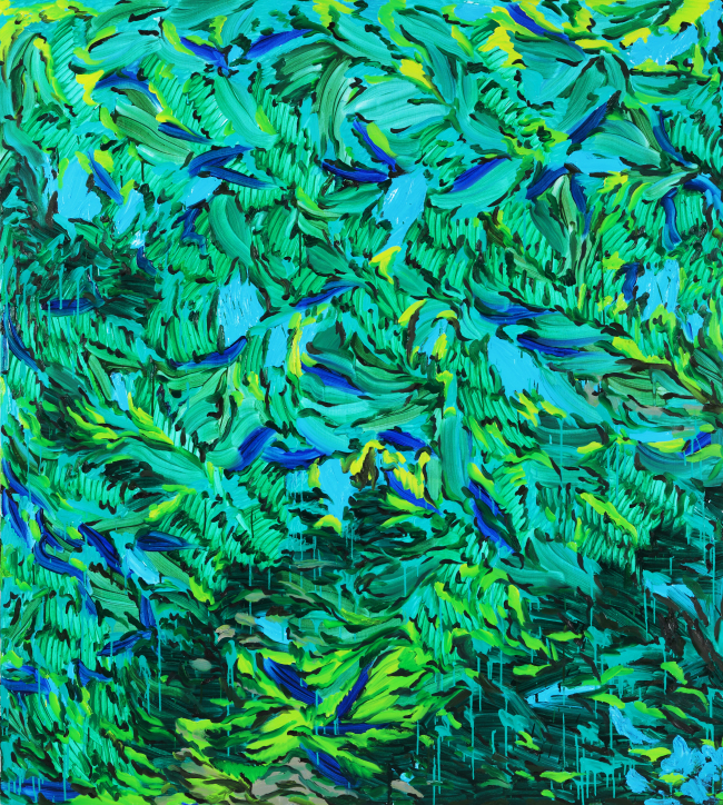 김미영, The Painters Grove, 170x190cm, oil on canvas, 2017. [사진제공=이화익갤러리]