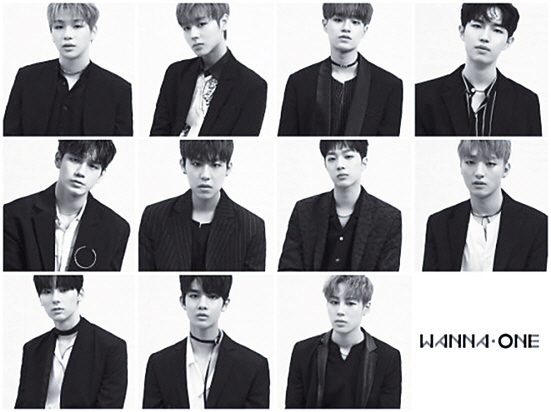 ‘프로듀스101 시즌 2’ 최종선발 ‘워너원’의 멤버들.