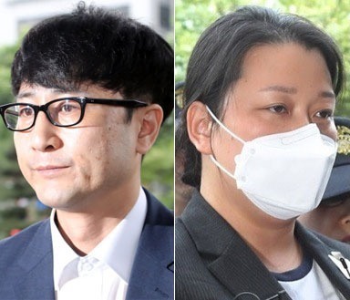 이준서 전 국민의당 최고위원(왼쪽)과 당원 이유미 씨. [사진제공=연합뉴스]
이준서 전 국민의당 최고위원(왼쪽)과 당원 이유미 씨. [사진제공=연합뉴스]