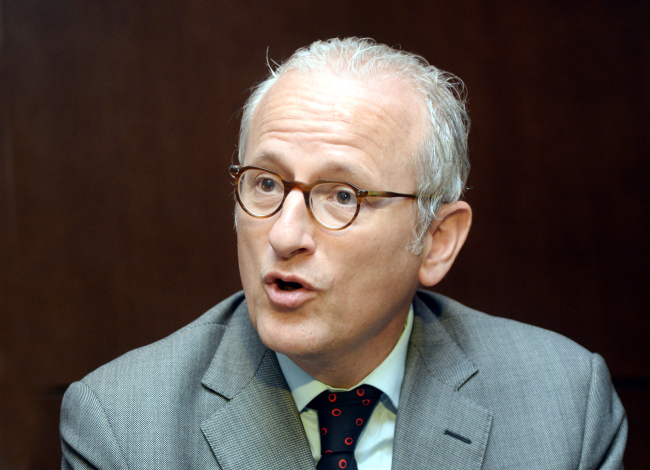 　Daniel Prins, chief of the United Nation’s Conventional Arms Branch (Park Hyun-goo/The Korea Herald)