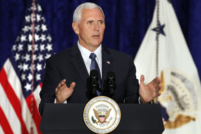 Mike Pence (Yonhap-AP)