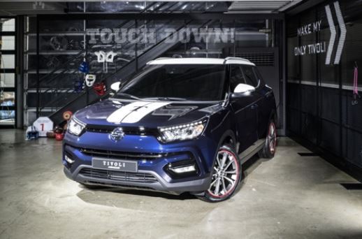 SsangYong Motor's facelifted Tivoli SUV (Photo courtesy of SsangYong Motor)(Yonhap)