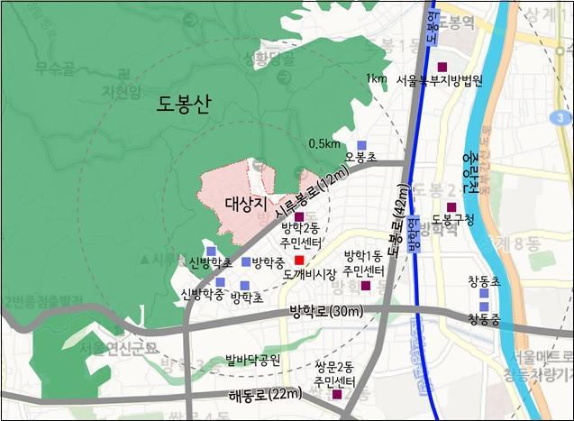 도봉구 방학2동(위), 양천구 신월5동