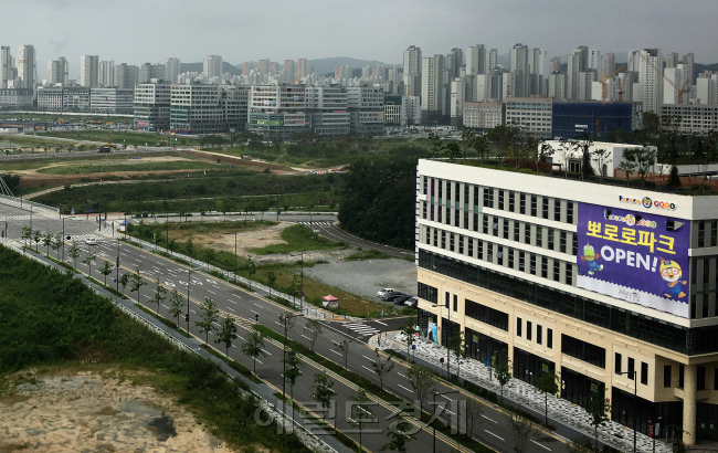 뽀로로파크 입점으로 높은 경쟁률을 기록한 ‘세종에비뉴힐’ 모습.
