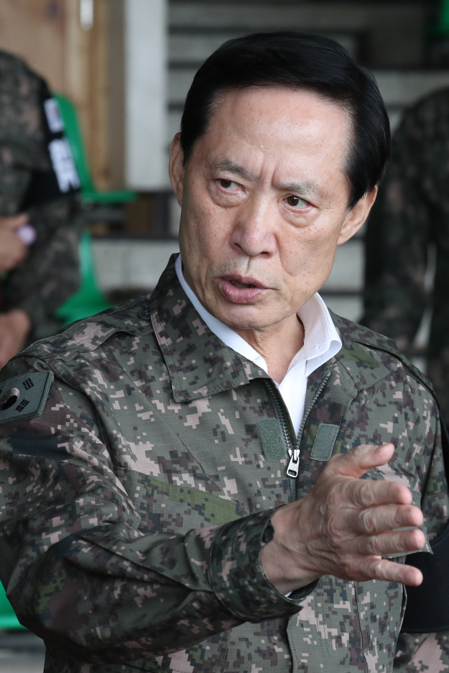 Defense Minister Song Young-moo. Yonhap