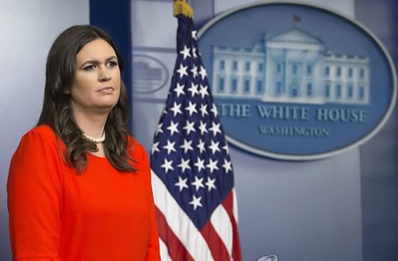 Sarah Sanders (Yonhap)