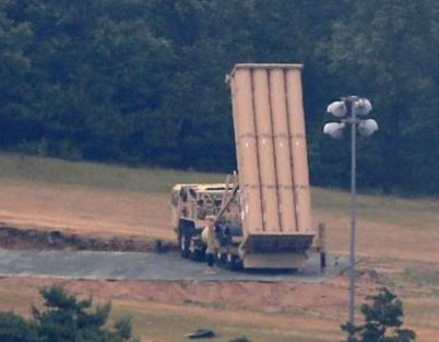A THAAD launcher (Yonhap)