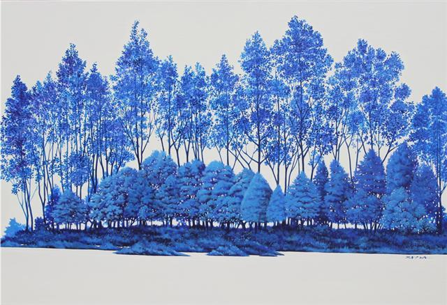 정영환, just looking-resting, 116.8×80.3cm, acrylic on canvas, 2015.
[사진제공=벽과나사이 갤러리]