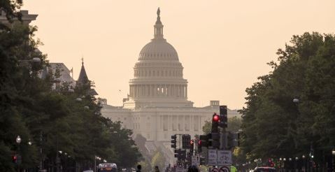 This AP photo shows the US Congress building in Washington on July 13, 2017. (Yonhap)