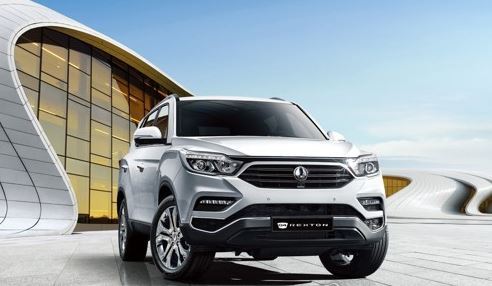 This photo provided by SsangYong Motor Co. on Aug. 2, 2017, shows its seven-seat G4 Rexton SUV released in the market the same day. (Yonhap)