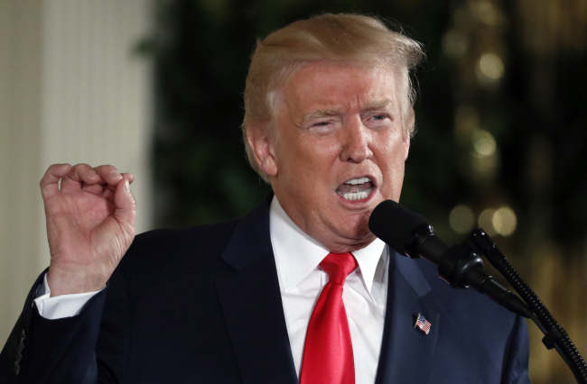 US President Donald Trump (AP-Yonhap)