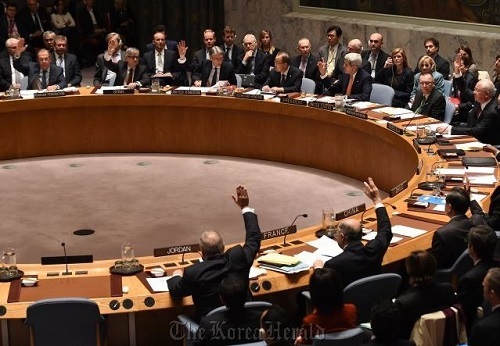 The UN Security Council. (AFP-Yonhap)